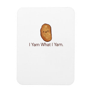 Grappig Ik Yam Wat Ik Yam Voor Mannen, Vrouwen & J Magneet