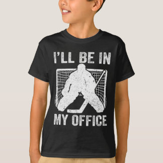 Grappig Ik Zal In Mijn Kantoor Zijn IJshockeyspele T-shirt