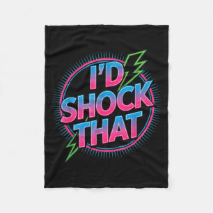 Grappig Ik Zou Dat Citaat Elektrische Humor Verple Fleece Deken