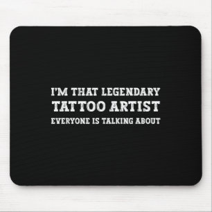 Grappig in die legendarische Tattoo artiest Muismat