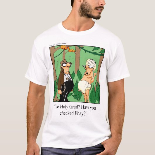 Grappig Indiana Jones - type T-shirt (Voorkant)