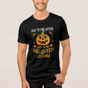 Grappig Inflatie Halloween Kostuum Pompoen T-shirt