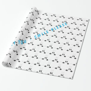 Grappig inpakpapier met Curiosity Eyes - Smile
