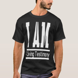 Grappig inspirerend dat ik een levende getuigenis  t-shirt