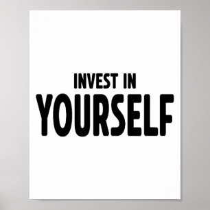 Grappig Inspirerend En Motiverend Cadeau Investeer Poster