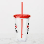 Grappig / Inspirerend leven is een reis ... Acryl Drinkbeker (Rechts)