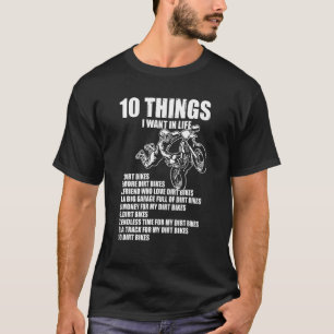 Grappig interessante fietstypen zijn motorfietsen t-shirt
