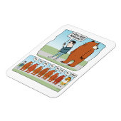 Grappig is dat dat een Beer achter je ligt Magneet (Linkerzijde)