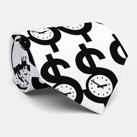 Grappig is dat Geld Stropdas (Opgerold)