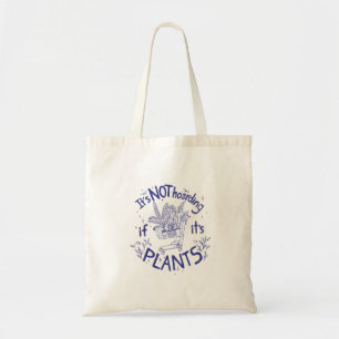 Grappig is niet hamsteren van zijn Planten Tote Bag