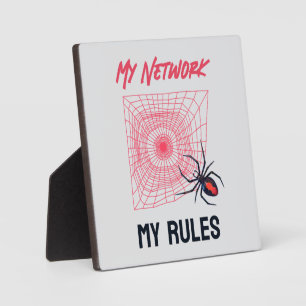 Grappig IT Netwerkbeheerder Humor Geschenk Fotoplaat