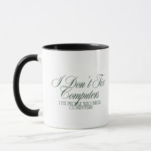 Grappig IT-ondersteuningsshirt Mok