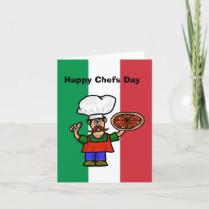 Grappig Italiaans Cook Chefs Day Kaart