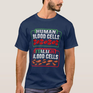 Grappig Italiaans eten ontwerp voor een Italië-lie T-shirt