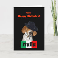 Grappig Italiaans Verjaardag Mobster Charley Dog K