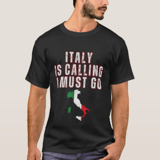 Grappig Italië Calling Gift Shirt voor mannen