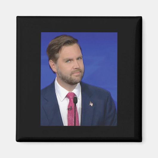 Grappig J.d Vance Meme Vice President Debat Face Magneet (Voorkant)