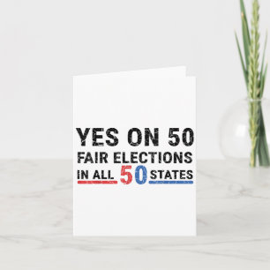 Grappig Ja Op 50 Eerlijke Verkiezing In Alle 50 St Kaart