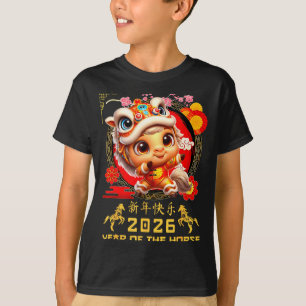 Grappig Jaar Paard 2026 Maan Nieuw T-shirt