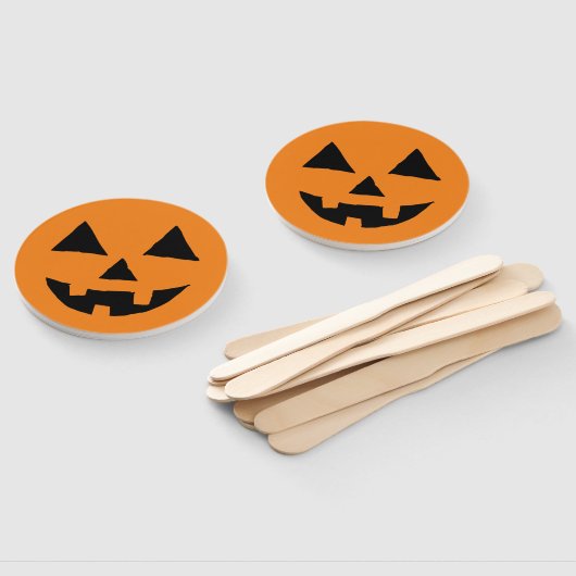 Grappig Jack O Lanter Halloween Art Simple Jack O Handwaaier (Niet-gemonteerd)