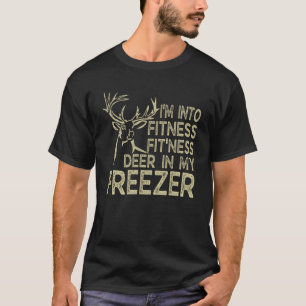 Grappig jagen Ik ben in fitness pasvorm Herten in T-shirt