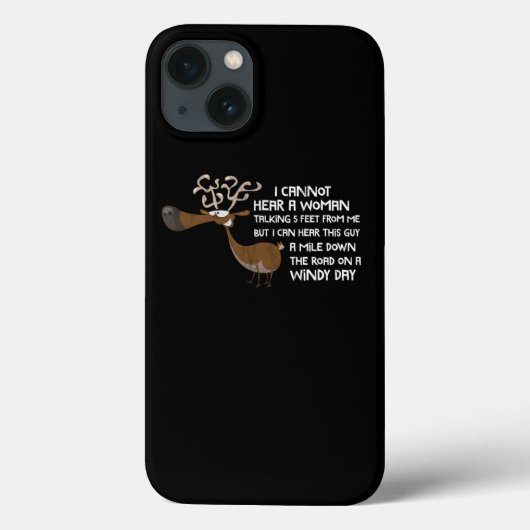 Grappig jagen voor jagers met selectieve heari Case-Mate iPhone case (Achterkant)