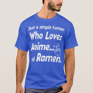Grappig Japans gewoon een simpel mens die van Anim T-shirt