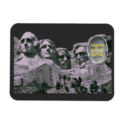 Grappig Je gezicht op Mt Rushmore Magneet (Horizontaal)