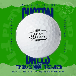 Grappig, Je Slaat Als Een Meisje Sarcastische Aang Golfballen
