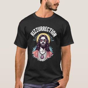 Grappig Jesus Meme Gen Z Slang Rizz Hij is Rizzen T-shirt