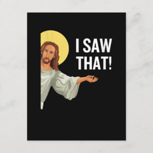 Grappig Jezus Meme dat ik zag dat het Christelijke Informatiekaartje