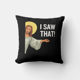 Grappig Jezus Meme dat ik zag dat het Christelijke Kussen