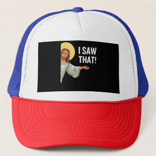 Grappig Jezus Meme dat ik zag dat het Christelijke Trucker Pet
