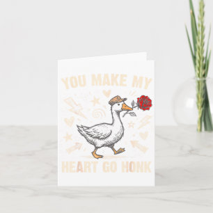 Grappig jij laat mijn hart toeteren domme gans Val Kaart