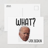 GRAPPIG JOE BIDEN BRIEFKAARTEN (Voorkant / Achterkant)