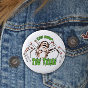 Grappig Joe Biden Halloween U Know the Thing Horro Ronde Button 5,7 Cm