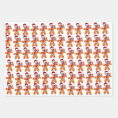 Grappig Joe Biden Xmas Custom Gezicht Foto Gingerb Inpakpapier Vel (Voorkant 2)