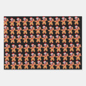 Grappig Joe Biden Xmas Custom Gezicht Foto Gingerb Inpakpapier Vel (Voorkant)