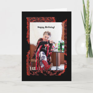 Grappig 'joehoe' voor haar verjaardag Wenskaart Kaart