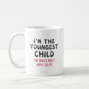 Grappig jongste kind citaat koffiemok