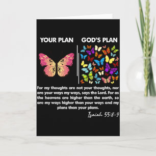 Grappig Jouw Plan En Gods Plan Vlinders Jesaja 5 Kaart