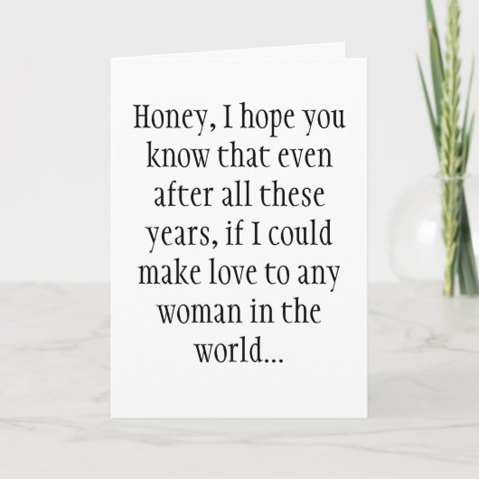 Grappig jubileum kaart (Voorkant)