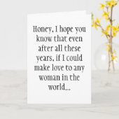 Grappig jubileum kaart (Gele Bloem)