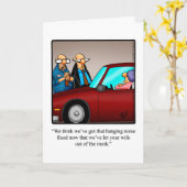 Grappig Jubileum Wenskaart voor hen Kaart (Gele Bloem)