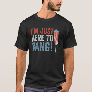 Grappig juli 4 hier om Amerikaanse Big Firewo te k T-shirt