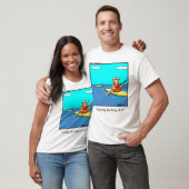 Grappig Kajak T-shirt (Unisex)