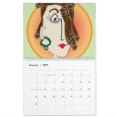 Grappig kalender voor vrouwen (Feb 2027)