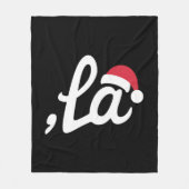 Grappig Kamala Harris 2024 Comma La Christmas Fleece Deken (Voorkant)