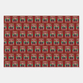 Grappig Kamala Harris 2024 Kerst Comma La Gift Inpakpapier Vel (Voorkant)