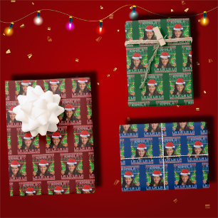 Grappig Kamala Harris 2024 Kerst Comma La Xmas Inpakpapier Vel
